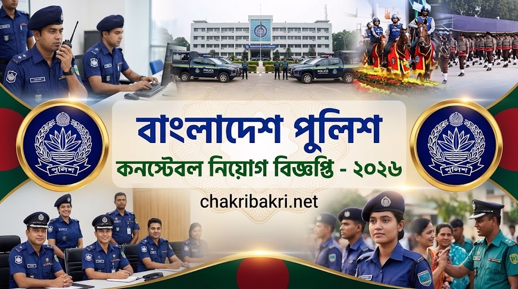 বাংলাদেশ পুলিশ কনস্টেবল নিয়োগ বিজ্ঞপ্তি ২০২৬: আবেদন শেষ ৩০ অক্টোবর
